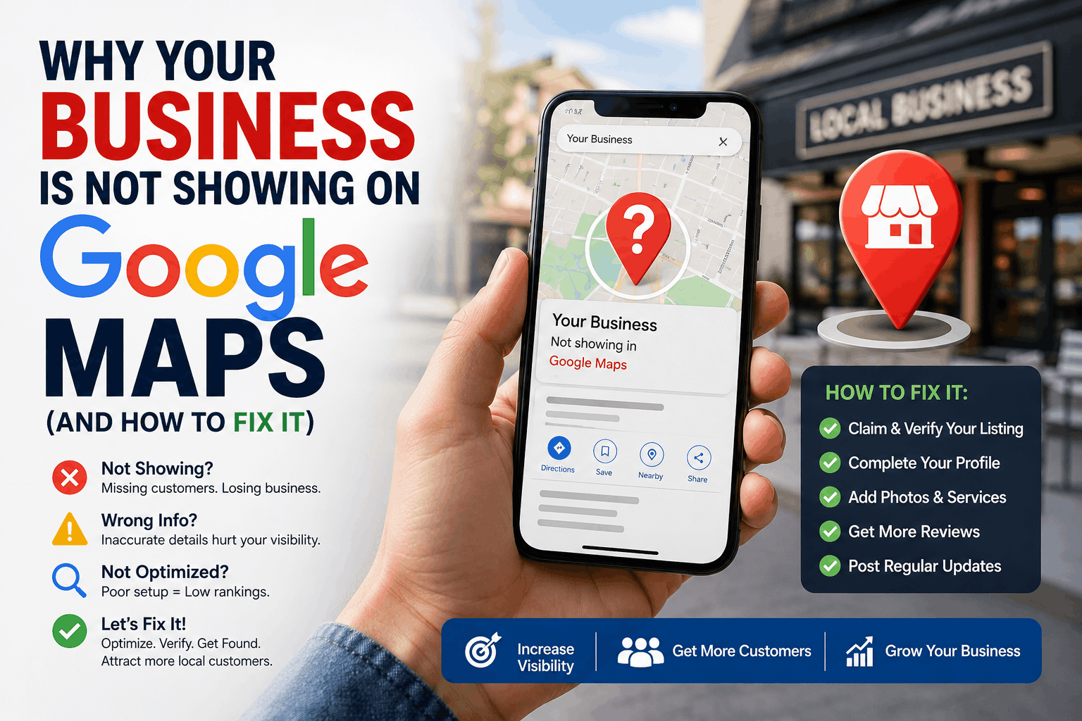 Why Your Business Is Not Showing on Google Maps (And How to Fix It)