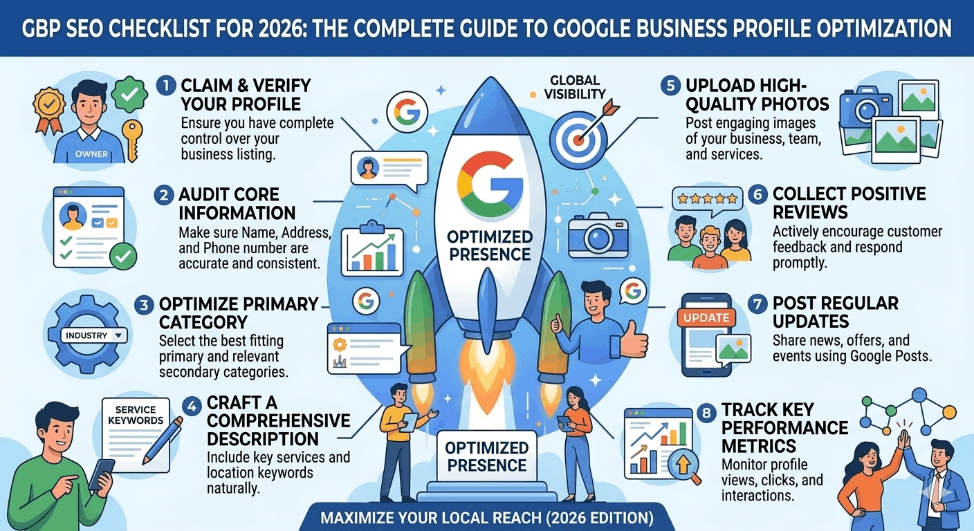 GBP SEO Checklist for 2026: The Complete Guide to Google Business Profile Optimization