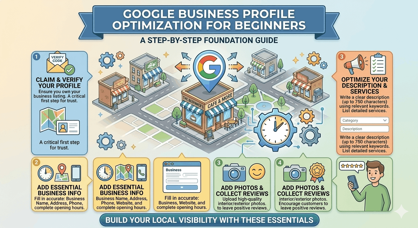 Google Business Profile Optimization for Beginners: A Step-by-Step Guide for 2026