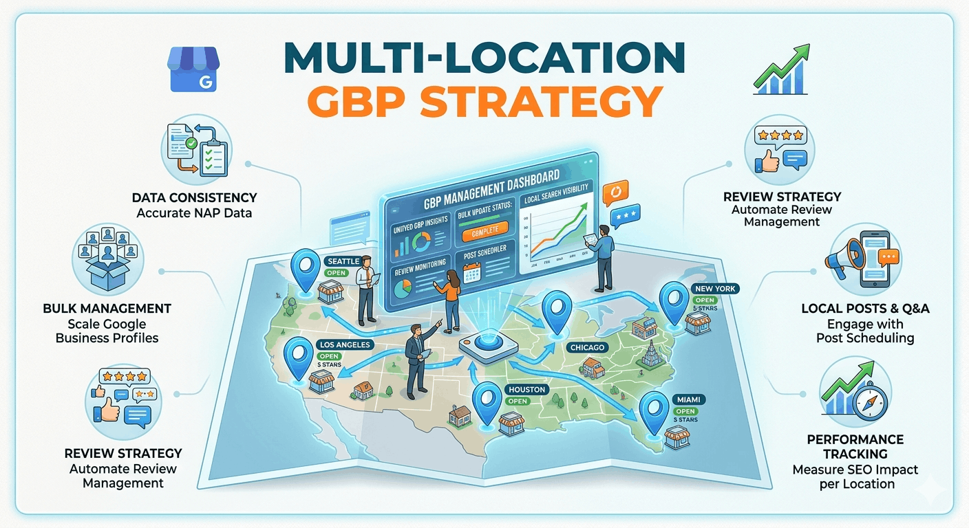 Multi-Location GBP Strategy: How to Scale Google Business Profile SEO Across Multiple Locations